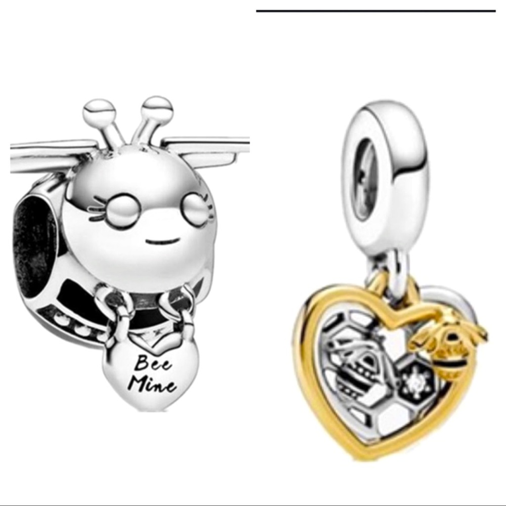Bumblebee charms set